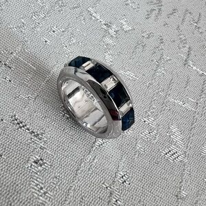 Gianni Versace Logo Bijou Cube Ring